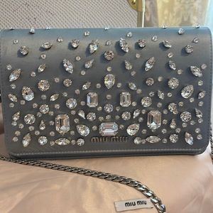 Mui Miu Delice Satin Bag